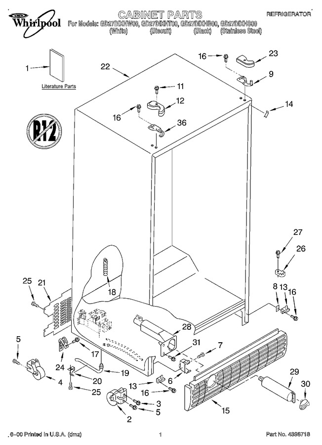 Diagram for GD27DIXHT00