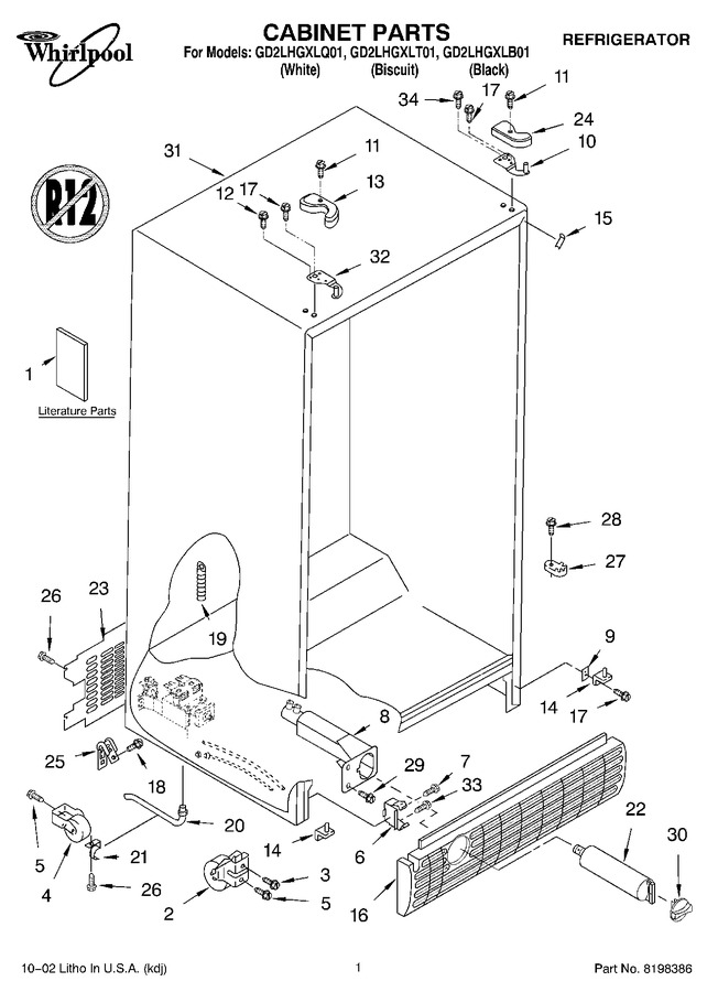 Diagram for GD2LHGXLB01