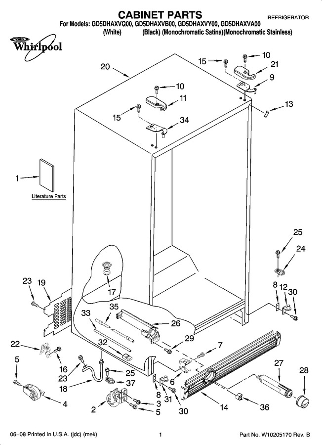 Diagram for GD5DHAXVB00