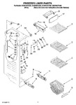Diagram for 04 - Freezer Liner Parts