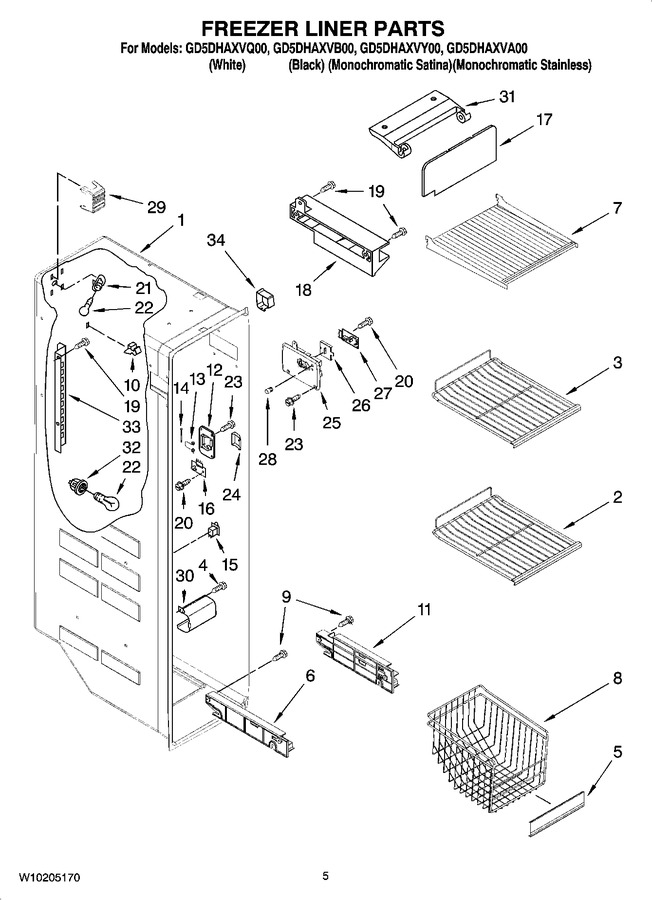 Diagram for GD5DHAXVB00