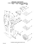 Diagram for 04 - Freezer Liner Parts
