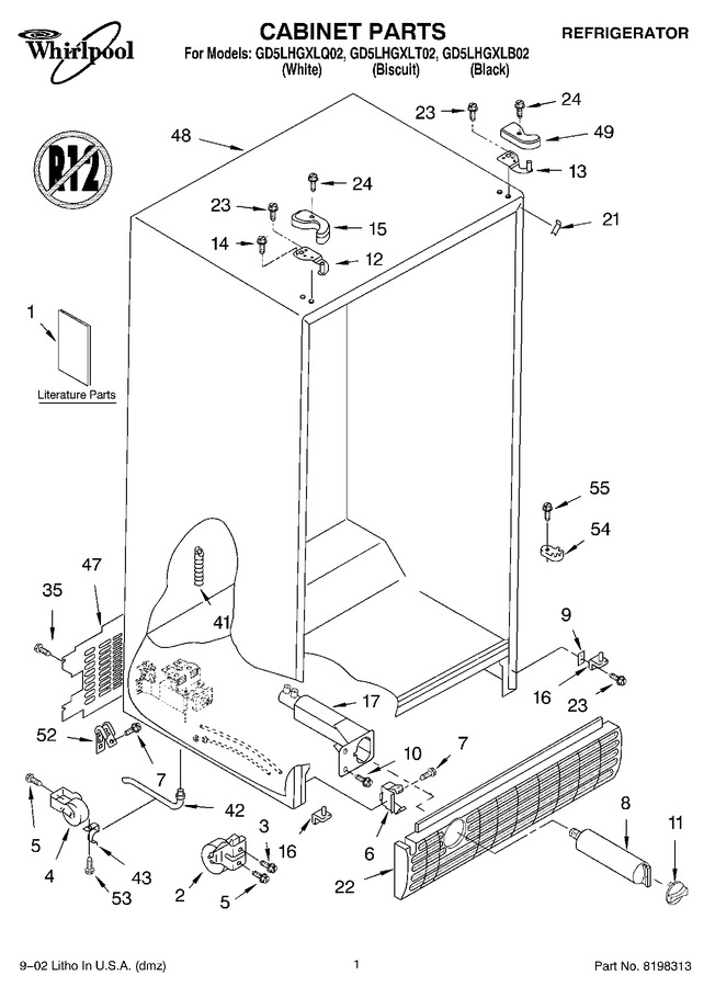 Diagram for GD5LHGXLB02