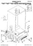 Diagram for 01 - Cabinet Parts
