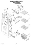 Diagram for 04 - Freezer Liner Parts