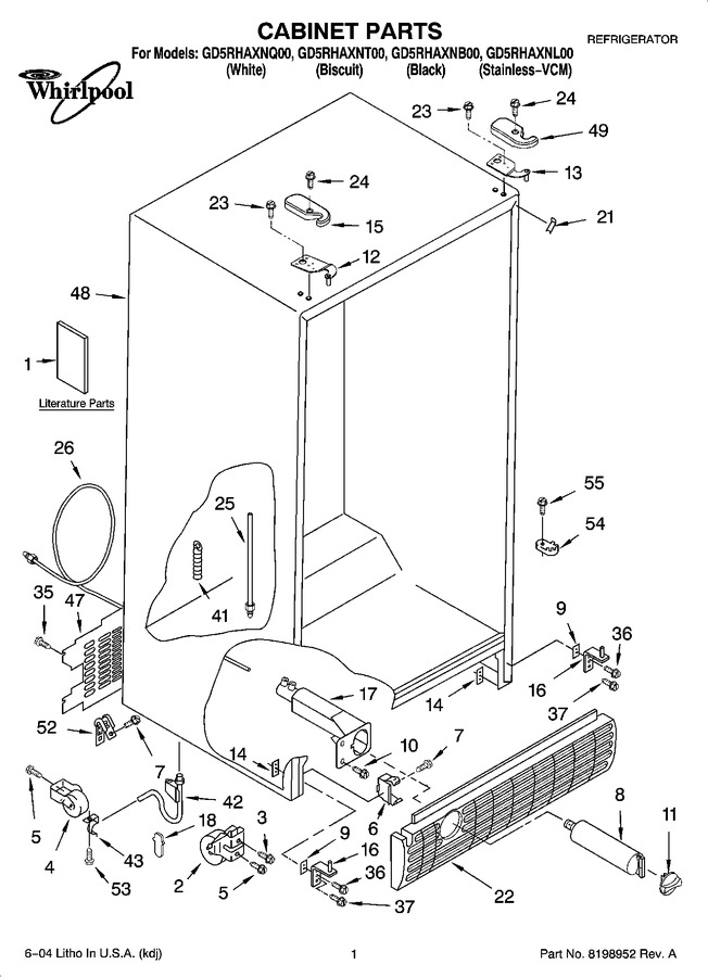 Diagram for GD5RHAXNL00