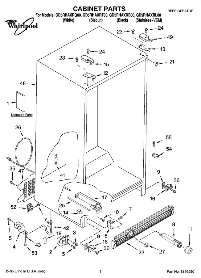 Diagram for GD5RHAXRT00