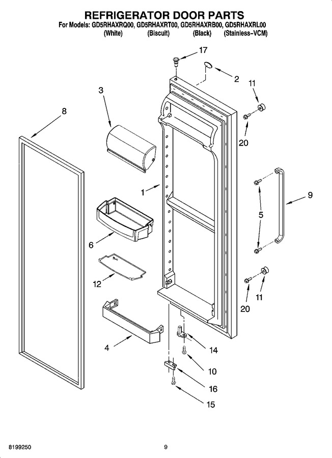 Diagram for GD5RHAXRT00