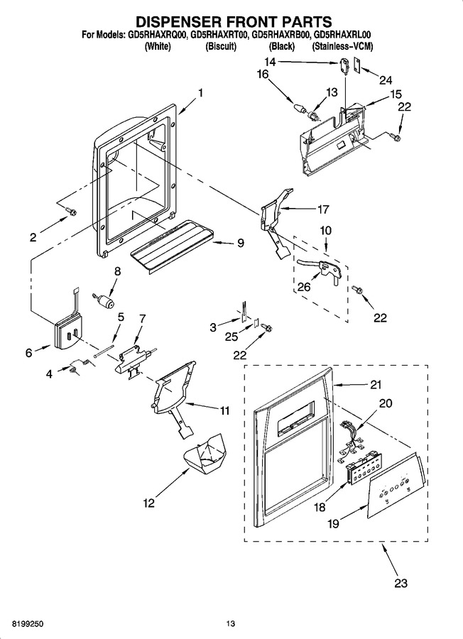 Diagram for GD5RHAXRT00