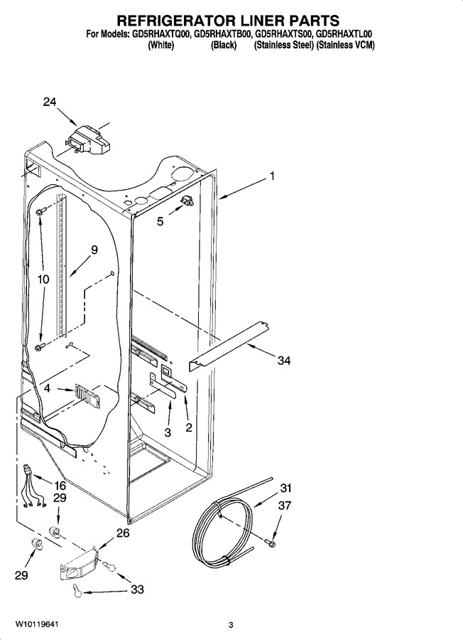 Diagram for GD5RHAXTL00