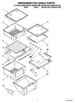 Diagram for 03 - Refrigerator Shelf Parts