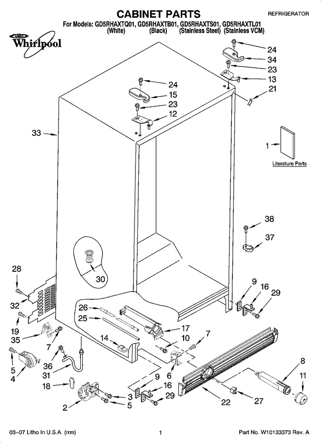 Diagram for GD5RHAXTS01