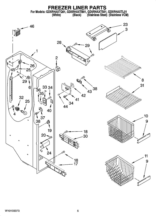 Diagram for GD5RHAXTL01