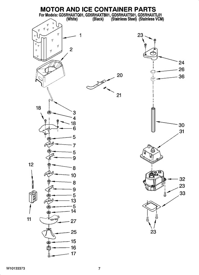 Diagram for GD5RHAXTQ01