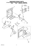 Diagram for 08 - Dispenser Front Parts