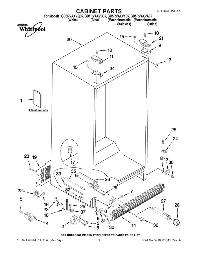 Diagram for GD5RVAXVB05
