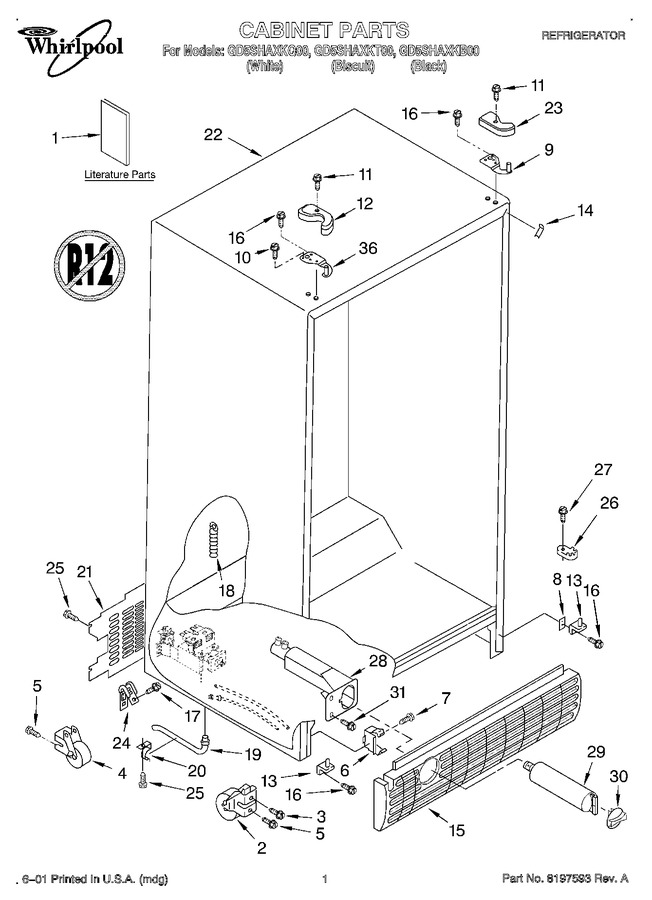Diagram for GD5SHAXKQ00