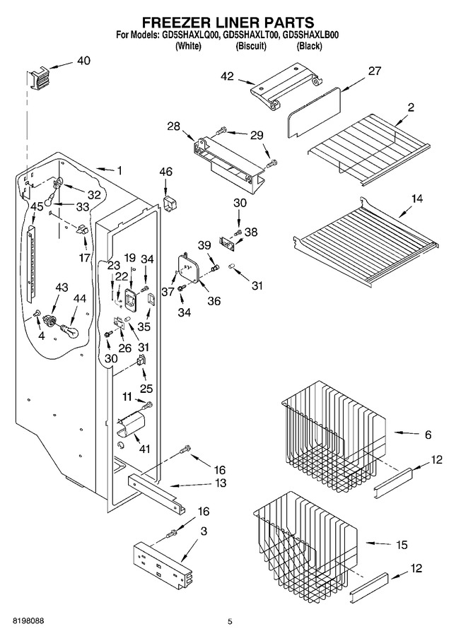 Diagram for GD5SHAXLT00