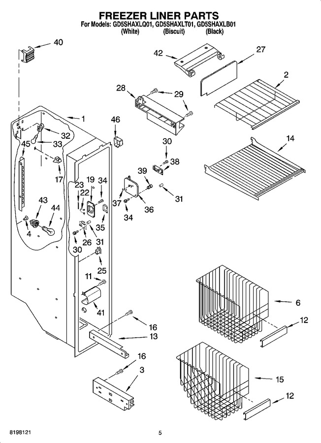 Diagram for GD5SHAXLB01