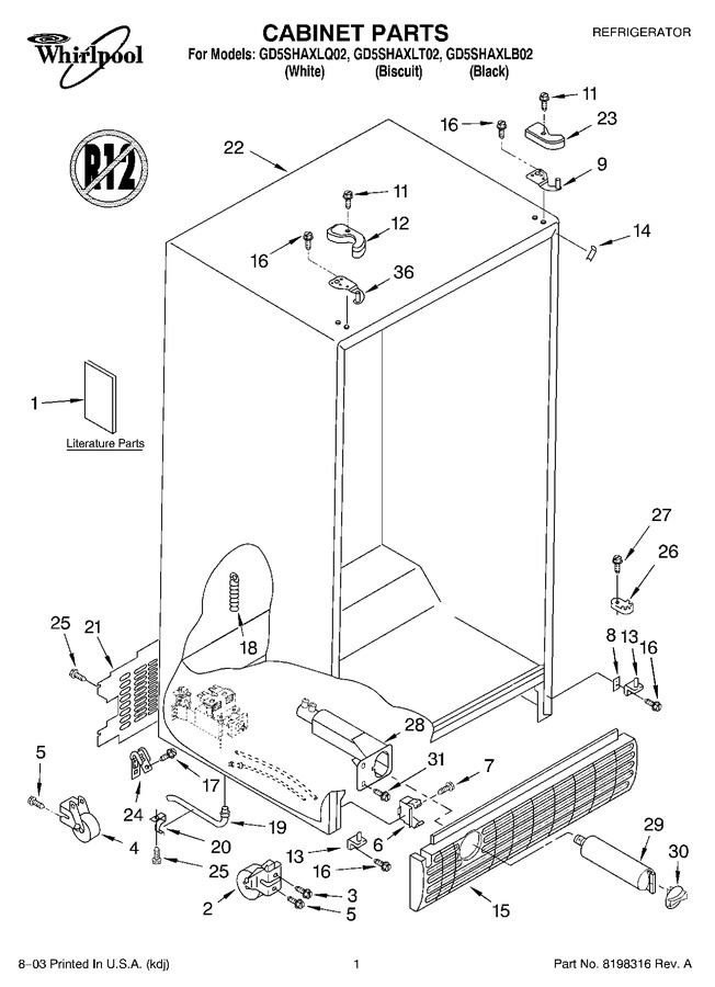 Diagram for GD5SHAXLT02