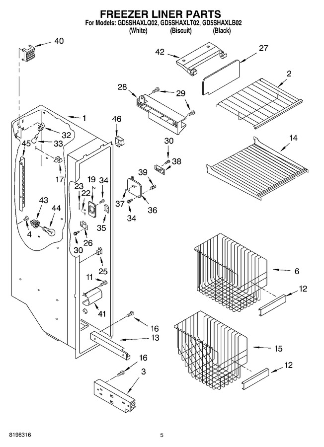 Diagram for GD5SHAXLB02