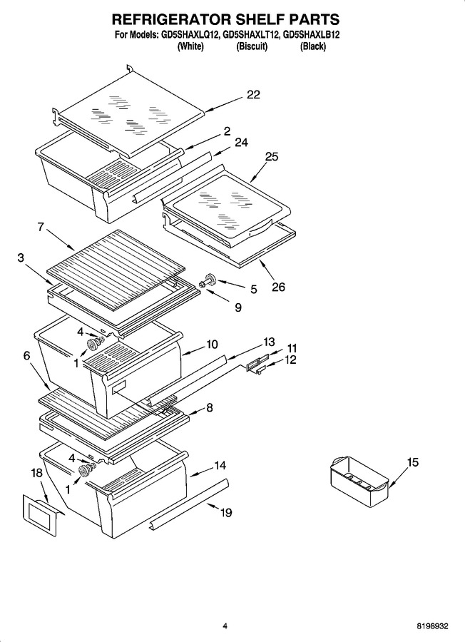 Diagram for GD5SHAXLT12