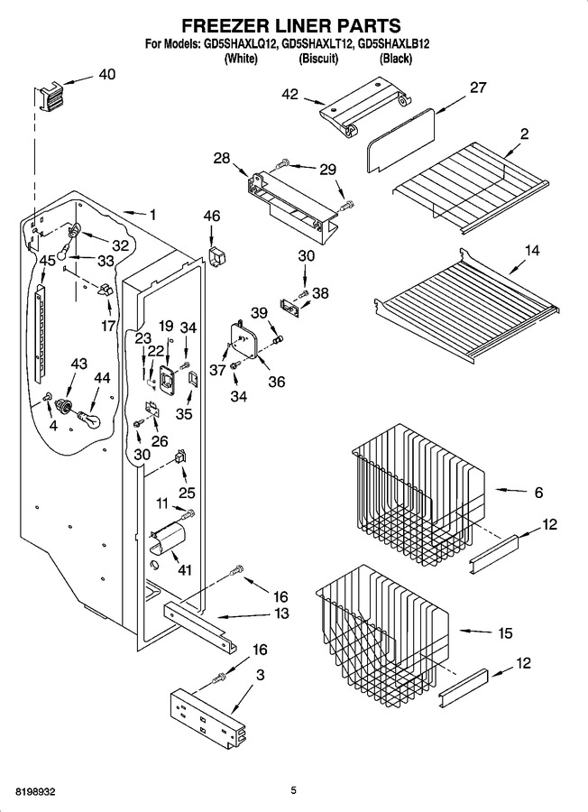 Diagram for GD5SHAXLT12
