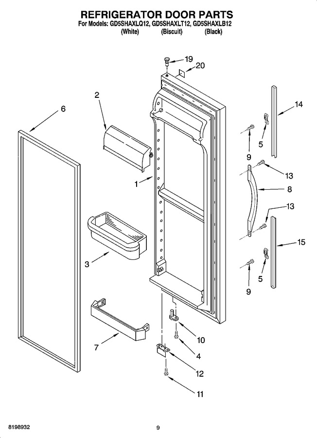 Diagram for GD5SHAXLT12