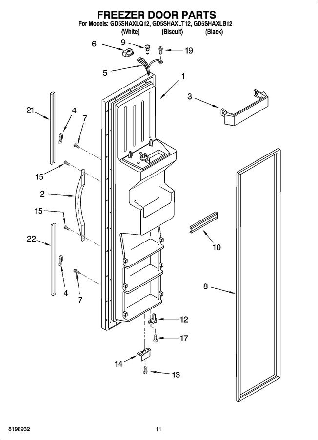 Diagram for GD5SHAXLT12