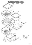 Diagram for 03 - Refrigerator Shelf Parts