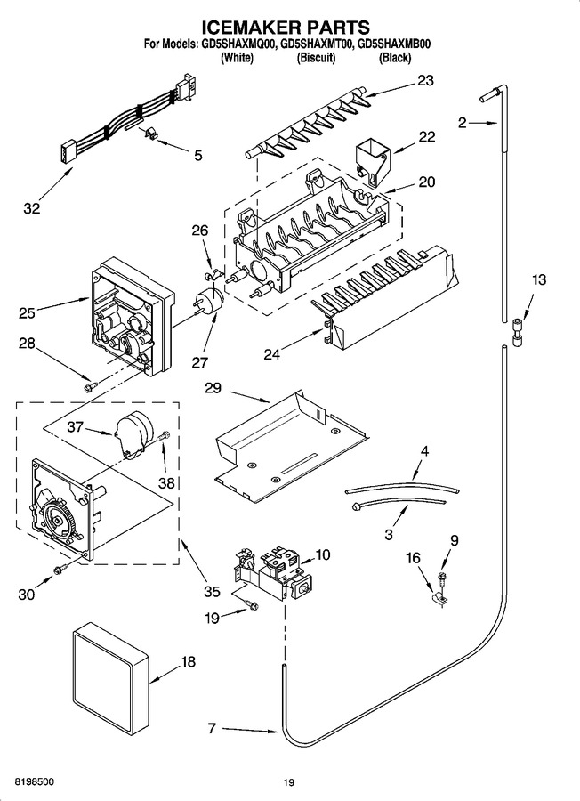 Diagram for GD5SHAXMB00