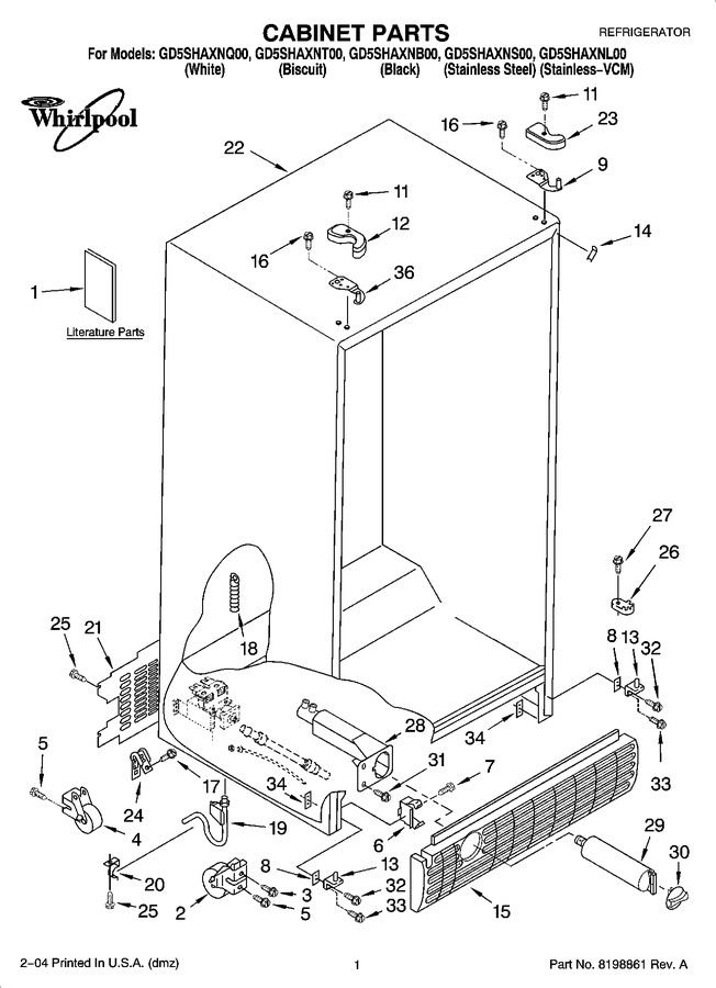 Diagram for GD5SHAXNS00