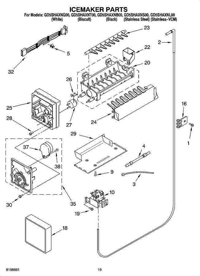 Diagram for GD5SHAXNB00