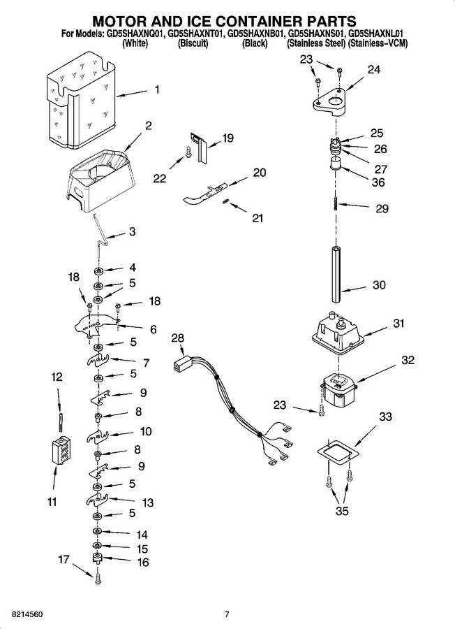 Diagram for GD5SHAXNB01