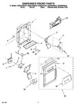 Diagram for 08 - Dispenser Front Parts