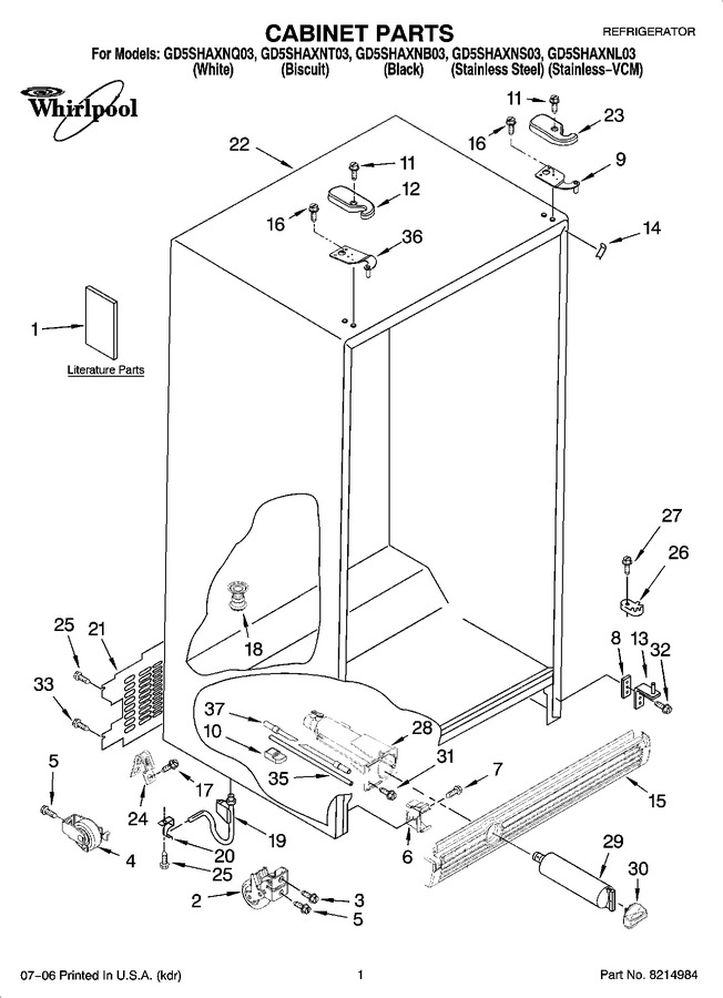 Diagram for GD5SHAXNT03
