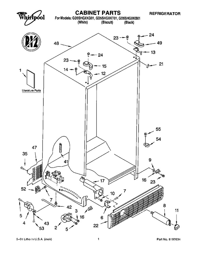 Diagram for GD5SHGXKB01