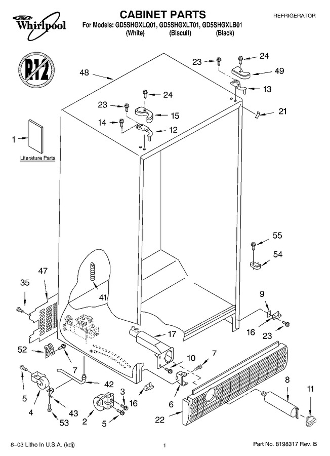 Diagram for GD5SHGXLT01
