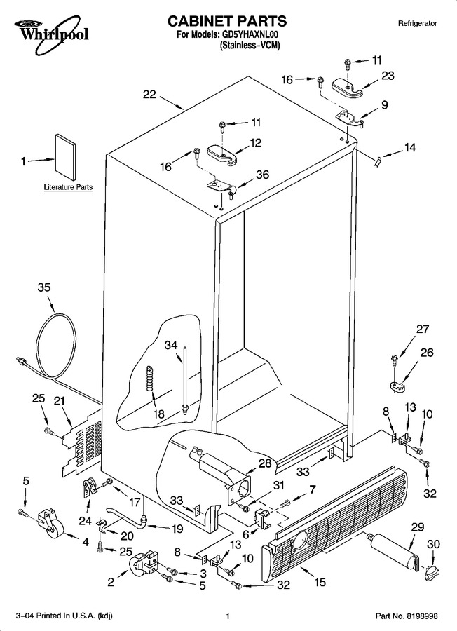 Diagram for GD5YHAXNL00