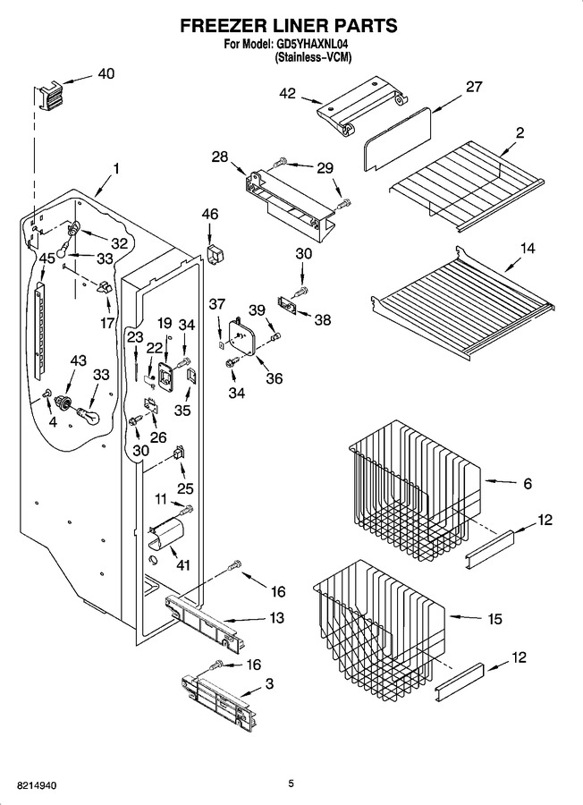 Diagram for GD5YHAXNL04