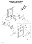 Diagram for 08 - Dispenser Front Parts