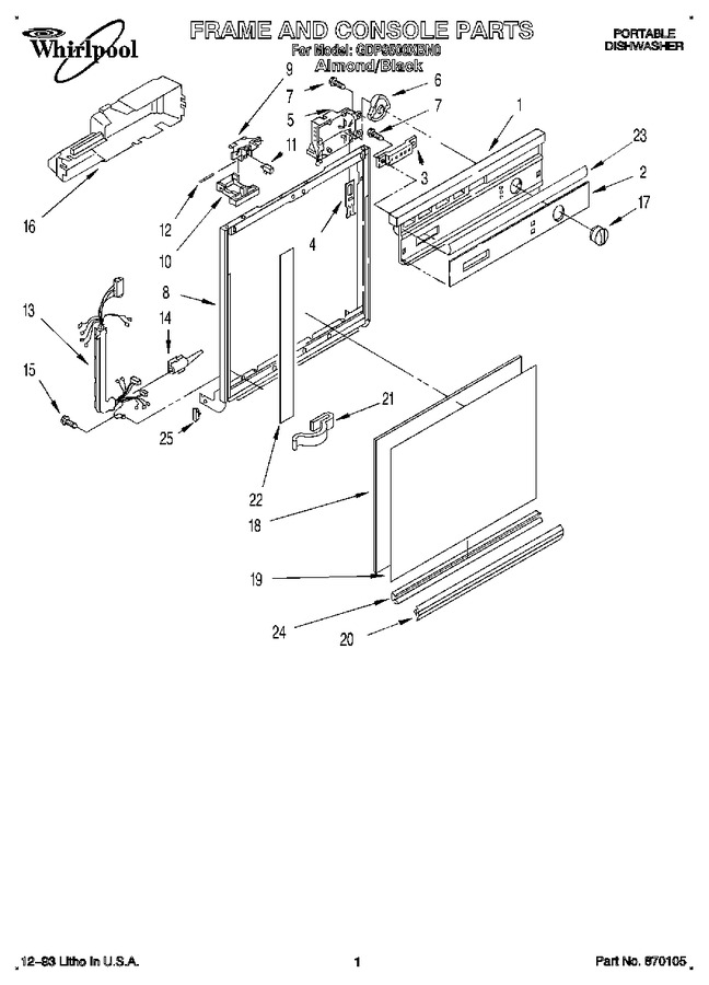 Diagram for GDP8500XBN0