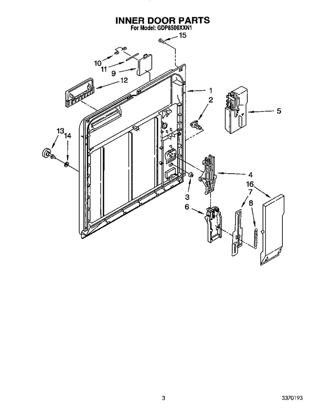 Diagram for GDP8500XXN1