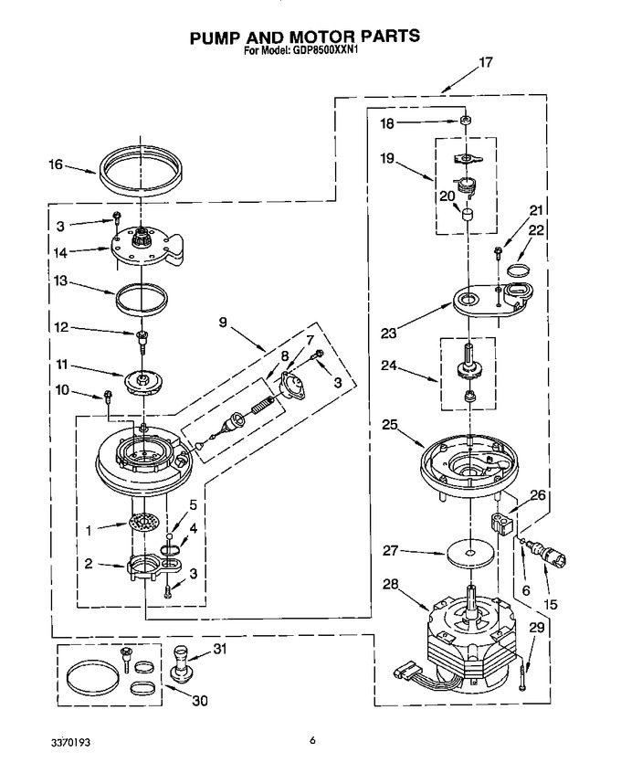 Diagram for GDP8500XXN1