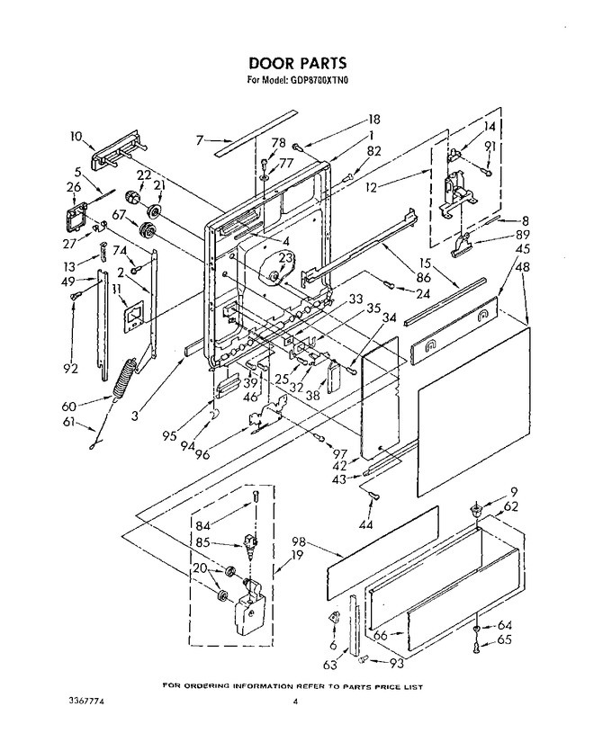 Diagram for GDP8700XTN0