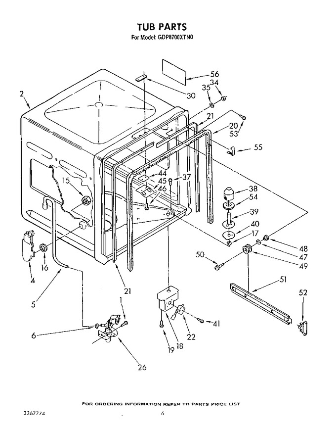 Diagram for GDP8700XTN0