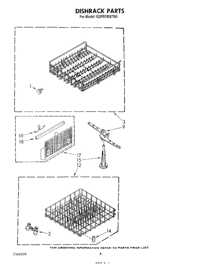 Diagram for GDP8700XTN1