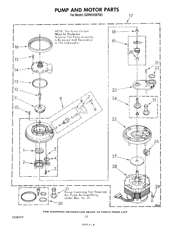 Diagram for GDP8700XTN1