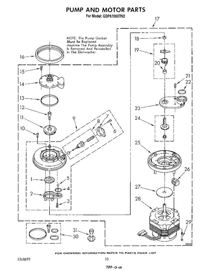 Diagram for GDP8700XTN2