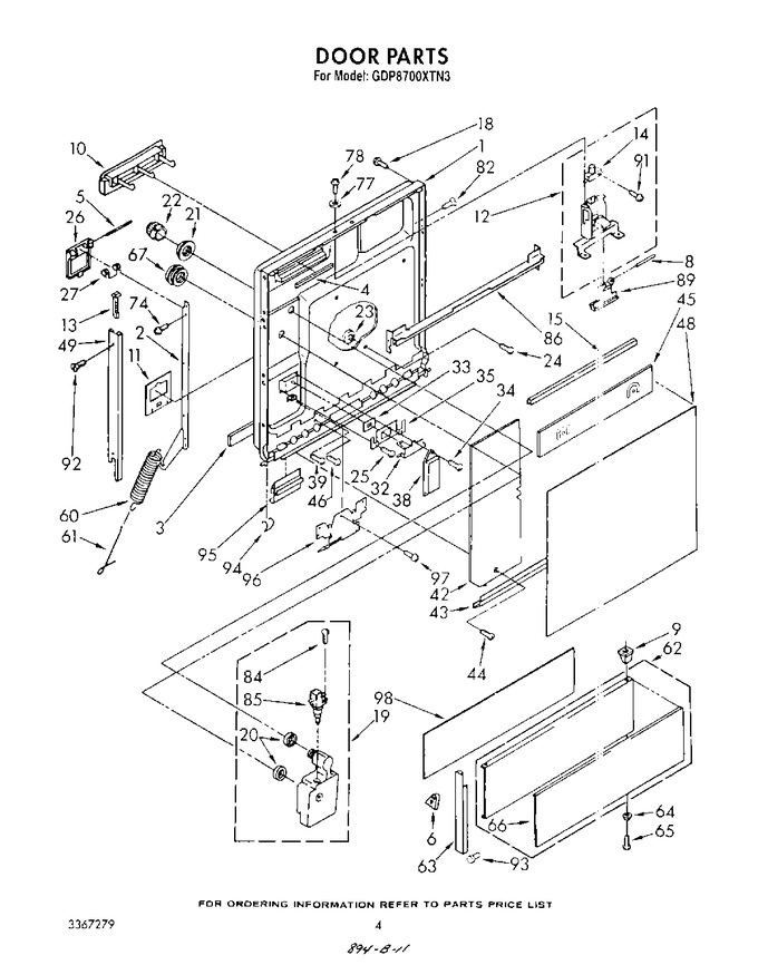 Diagram for GDP8700XTN3